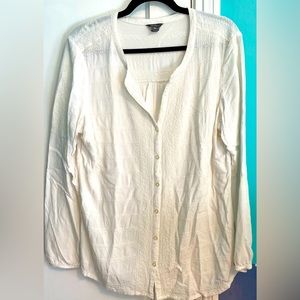 Eddie Bauer Cream Blouse